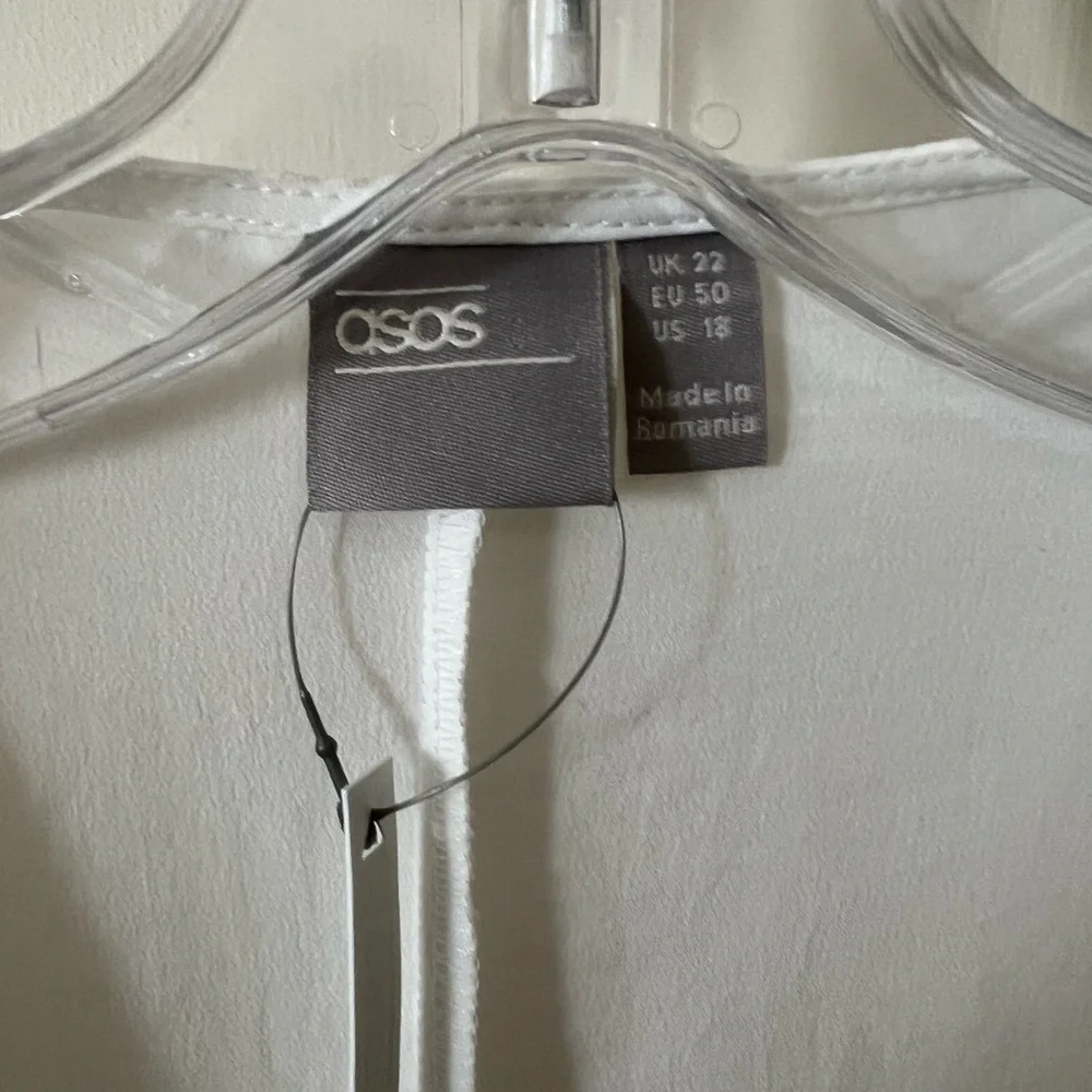 ASOS CURVE white blouse - Picture 5 of 5